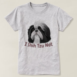 Iシーズー(犬)ツーノット Tシャツ