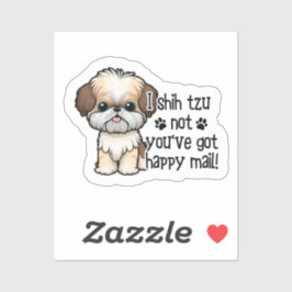Iシーズー（犬）Tzu Not You's 得 Happy Mail Sticker シール