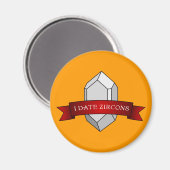 Iジルコン日付表示 マグネット (正面/裏面)