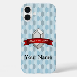 Iジルコン日付表示 iPhone 16 PLUSケース