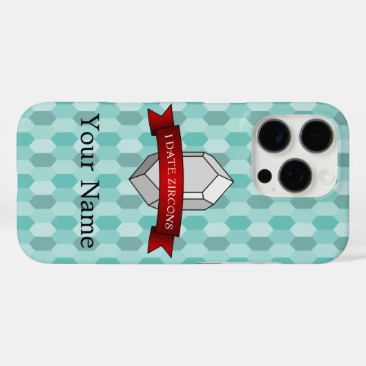 Iジルコン日付表示 Case-Mate iPhoneケース (裏面 (横))