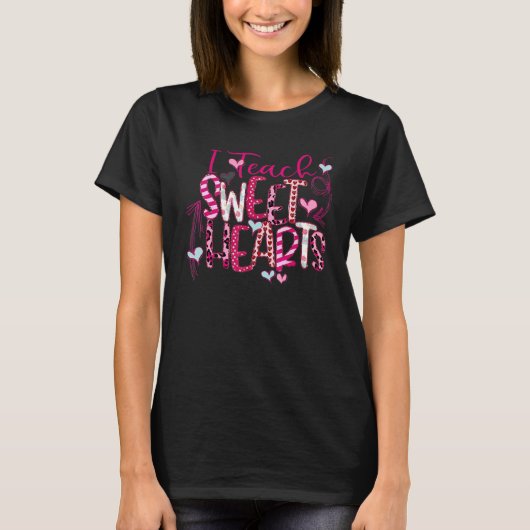 Iスウィー教えテアーツ先生デイ先生ライフスクール Tシャツ (正面)