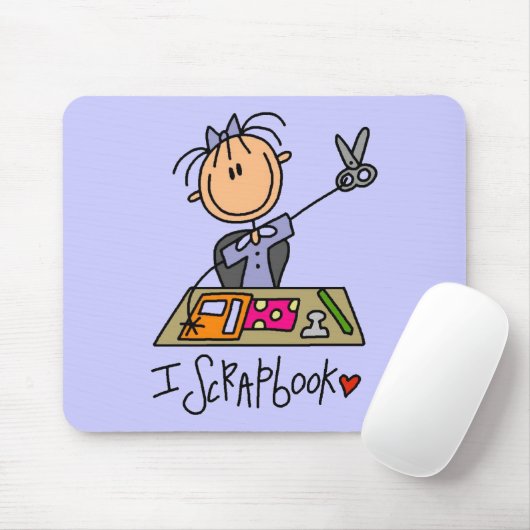 IスクラップブックのTシャツおよびギフト マウスパッド (マウス)