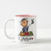 Iスクラップブック ツートーンマグカップ (左)