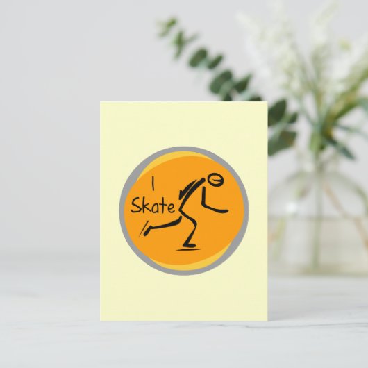 Iスケートシャツとギフト ポストカード (スタンド正面)