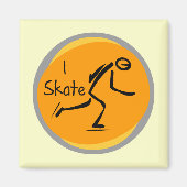 Iスケートシャツとギフト マグネット (正面)