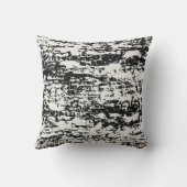 iスケートボード枕黒白 クッション (裏面)