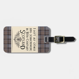 Iスコットランドの私のバッグを残しました ラゲッジタグ