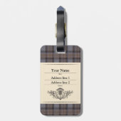 Iスコットランドの私のバッグを残しました ラゲッジタグ (裏面縦)