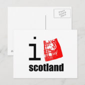 iスコットランド_kilt ポストカード (正面/裏面)