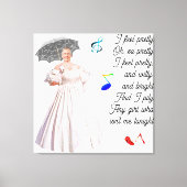 Iストレッ感じかわいらしドされたキャンバス印刷 キャンバスプリント (正面)