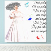 Iストレッ感じかわいらしドされたキャンバス印刷 キャンバスプリント (インサイチュ (ウッドフロア))