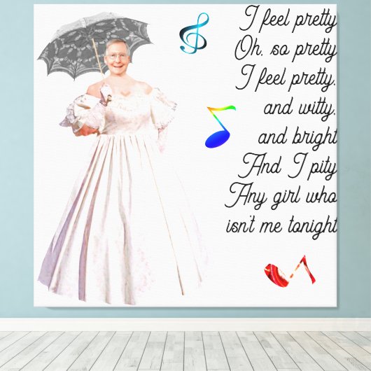 Iストレッ感じかわいらしドされたキャンバス印刷 キャンバスプリント (インサイチュ (ウッドフロア))