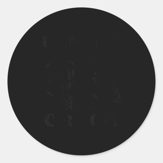 Iスナートクラックスケルトンスカルお尻おもしろいソキーハロ ラウンドシール (正面)