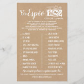 Iスパイウェディングレセプションゲーム英語ゲスペインのーム (裏面)