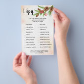 Iスパイクリスマスウェディングレセプションゲームカード チラシ (ハンドル)