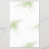 Iスパイユーカリ結婚式レセプションゲームカード チラシ (裏面)