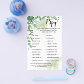 Iスパイユーカリ結婚式レセプションゲームカード チラシ (シングル)