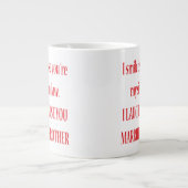 Iスマイルあなたは義姉ジャンボマグ ジャンボコーヒーマグカップ (正面)