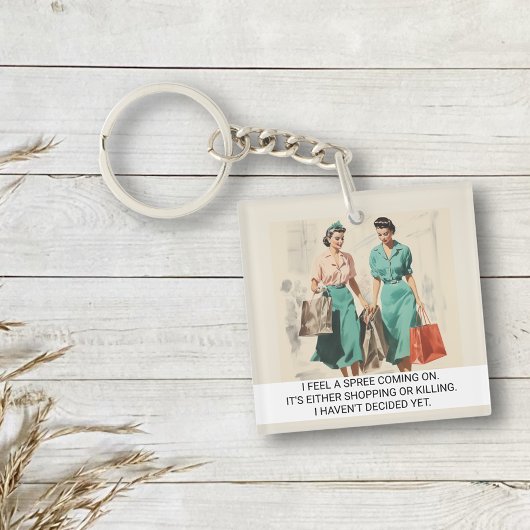 Iス感じプリーの来レトロおもしろい50sことわざ キーホルダー