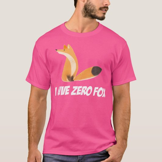 Iゼロ与えキツネキツネキツネおもしろい Tシャツ (正面)