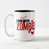 Iゾンビと走られて ツートーンマグカップ (左)