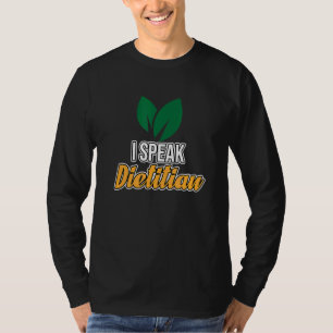 Iダイエット話栄養士食ダイエットグラフ Tシャツ
