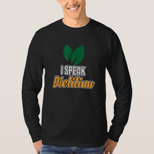 Iダイエット話栄養士食ダイエットグラフ Tシャツ (正面)