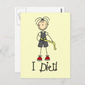 IダイエットTシャツとギフト ポストカード (正面/裏面)