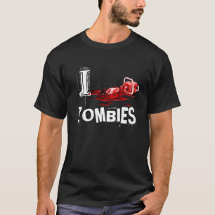 Iチェーンソーのゾンビ! -黒 Tシャツ
