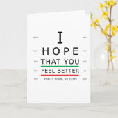 Iチャート カード (黄色い花)