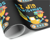 Iディグクリスマスショベルクリスマス ラッピングペーパー (ロールコーナー)