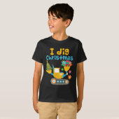 Iディグクリスマスショベルクリスマス Tシャツ (正面フル)