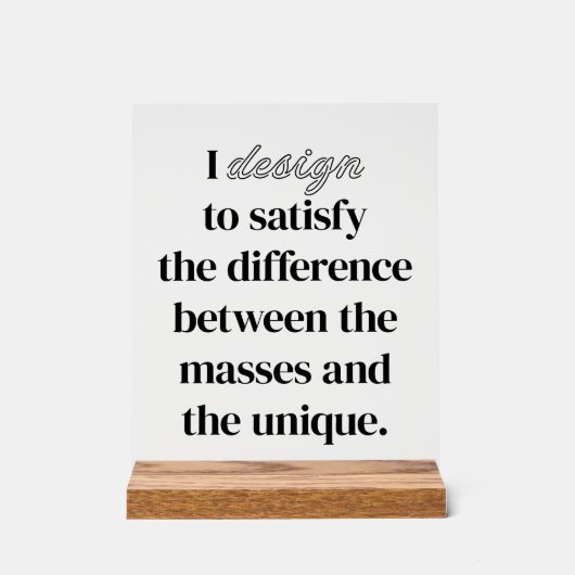 Iデザインアクリルサイン アクリルサイン (正面)