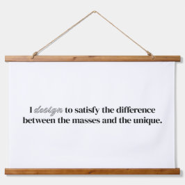 Iデザインウッドトップウォールタペストリー 吊り下げ型タペストリー