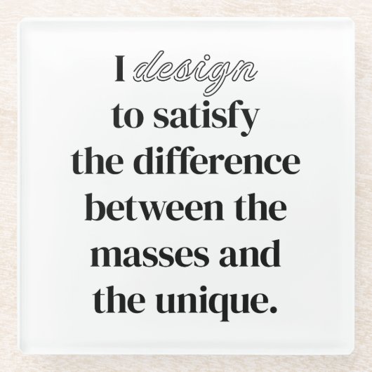 Iデザインガラスコースター ガラスコースター (正面)