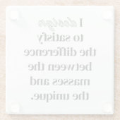 Iデザインガラスコースター ガラスコースター (裏面)