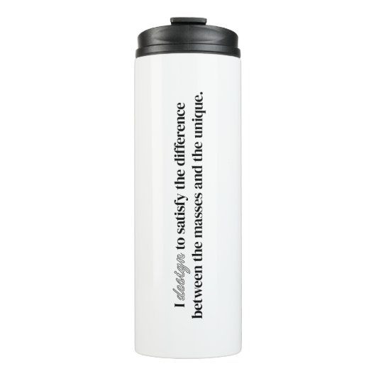 Iデザインサーマルタンブラー タンブラー (正面)