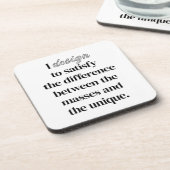 Iデザイン懸命プラスチックコースター コースター (左側)