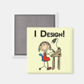 IデザインTシャツとギフト マグネット (正面/裏面)