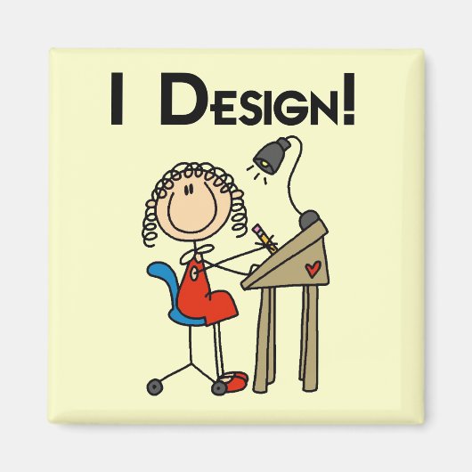 IデザインTシャツとギフト マグネット (正面)