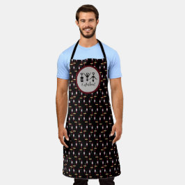 Iトレーニングコルクおもしろいスクリューワインボトルシェフズ エプロン