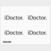 iドクター (iDoctor) 長方形シール (シート)