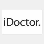 iドクター (iDoctor) 長方形シール (正面)