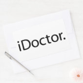 iドクター (iDoctor) 長方形シール (封筒)