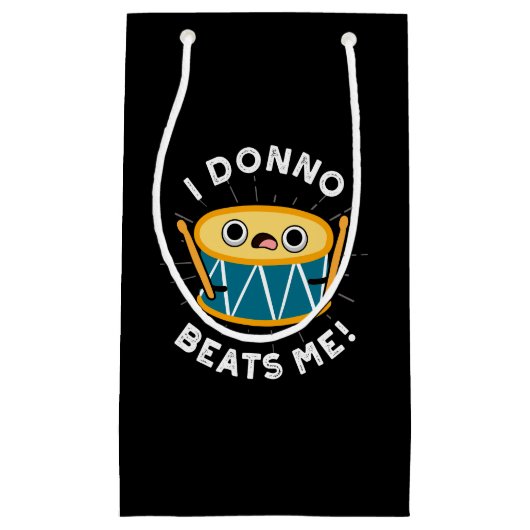 IドンノビートミーおもしろいドラムプンダークBG スモールペーパーバッグ (正面)