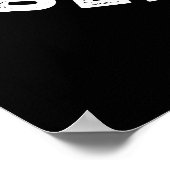 IドンノビートミーおもしろいドラムプンダークBG ポスター (角)