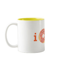 Iドーナツにんじんすべてのおもしろいなコップ