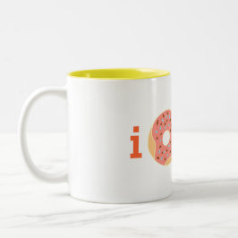 Iドーナツにんじんすべてのおもしろいなコップ ツートーンマグカップ