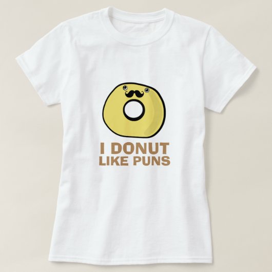 Iドーナツはしゃれを好みます Tシャツ (デザイン正面)
